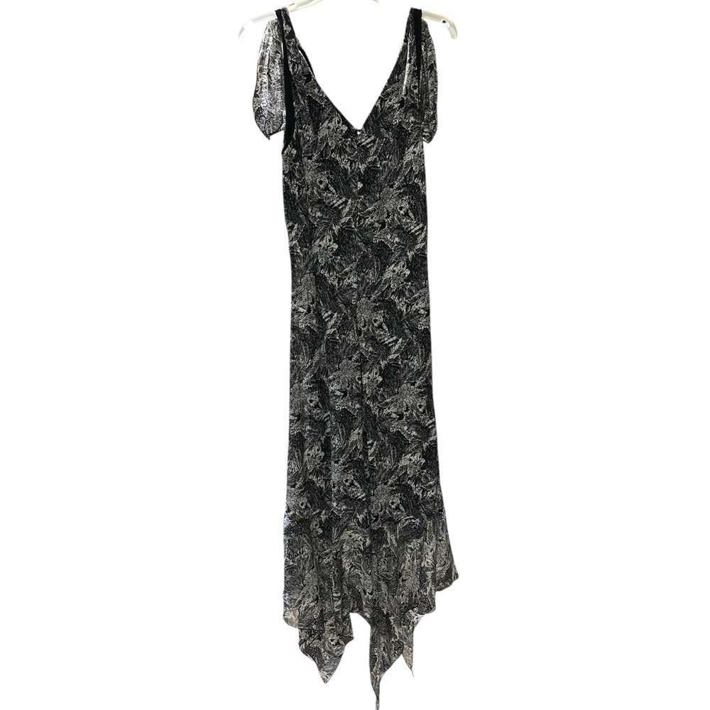 Elegant Black and White Women's Dress